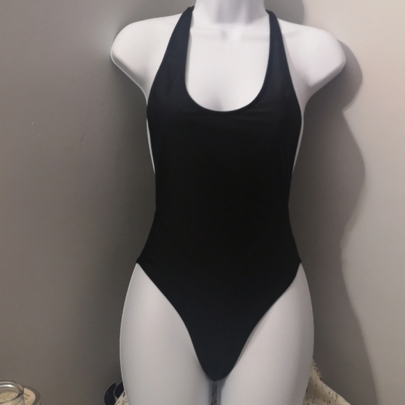 Top Melon Black Retro Swimsuit - Picture 2 of 6